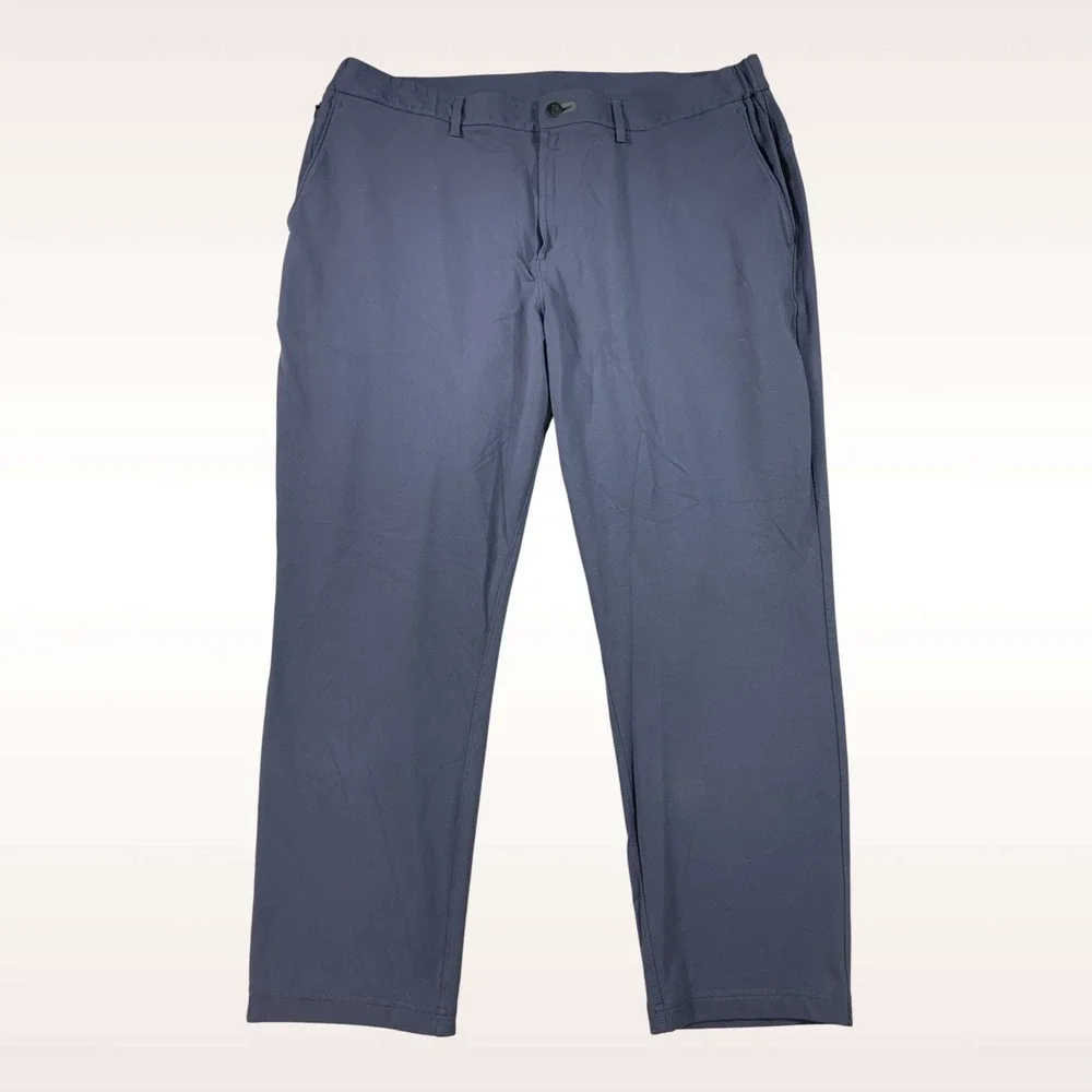 Public Rec Gamechanger‎ Pants Mens 40x28 Blue Straight Tech Stretch 5-Pocket